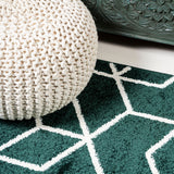 Tumbling Blocks Modern Geometric Area Rug