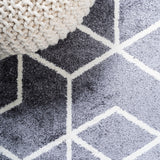 Tumbling Blocks Modern Geometric Area Rug 2