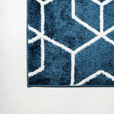 Tumbling Blocks Modern Geometric Area Rug 2