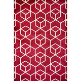 Tumbling Blocks Modern Geometric Area Rug 2