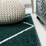 Cole Minimalist Diamond Trellis Area Rug