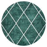 Cole Minimalist Diamond Trellis Area Rug