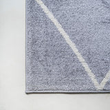Cole Minimalist Diamond Trellis Area Rug