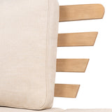 Hartley 2-Seat Modern Scandinavian Folding Wood Outdoor Day Bed Sofa - JONATHAN Y