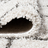 Inca Moroccan Diamond Shag Area Rug