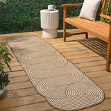 Margot Modern Geometric Arch Stripe Area Rug