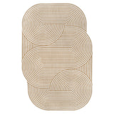 Margot Modern Geometric Arch Stripe Area Rug