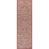 Tela Bohemian Textured Weave Floral Indoor/outdoor Runner Rug