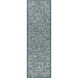 Tela Bohemian Textured Weave Floral Indoor/outdoor Runner Rug