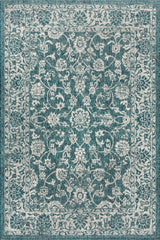 Tela Bohemian Textured Weave Floral Indoor/outdoor Area Rug