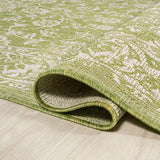 Tela Bohemian Textured Weave Floral Indoor/outdoor Area Rug