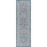 Sinjuri Medallion Textured Weave Indoor/outdoor Runner Rug