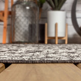 Sinjuri Medallion Textured Weave Indoor/outdoor Area Rug