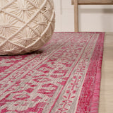 Sinjuri Medallion Textured Weave Indoor/outdoor Area Rug