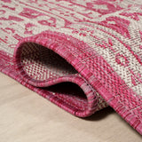 Sinjuri Medallion Textured Weave Indoor/outdoor Area Rug