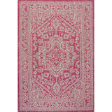 Sinjuri Medallion Textured Weave Indoor/outdoor Area Rug