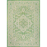 Sinjuri Medallion Textured Weave Indoor/outdoor Area Rug