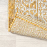 Sinjuri Medallion Textured Weave Indoor/outdoor Area Rug