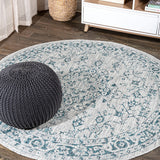 Rozetta Boho Medallion Textured Weave Indoor/outdoor Area Rug