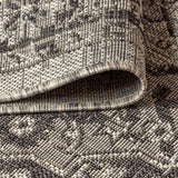 Rozetta Boho Medallion Textured Weave Indoor/outdoor Area Rug