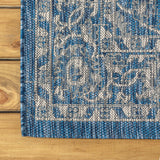 Palazzo Vine And Border Textured Weave Indoor/outdoor Area Rug