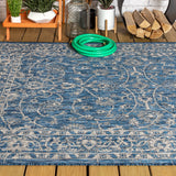Palazzo Vine And Border Textured Weave Indoor/outdoor Area Rug