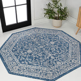 Palazzo Vine And Border Textured Weave Indoor/outdoor Area Rug