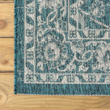 Palazzo Vine And Border Textured Weave Indoor/outdoor Area Rug