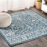 Palazzo Vine And Border Textured Weave Indoor/outdoor Area Rug