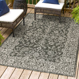 Palazzo Vine And Border Textured Weave Indoor/outdoor Area Rug