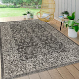 Palazzo Vine And Border Textured Weave Indoor/outdoor Area Rug