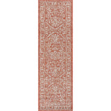 Malta Bohemian Medallion Textured Weave Indoor/outdoor Runner Rug