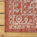 Malta Bohemian Medallion Textured Weave Indoor/outdoor Area Rug