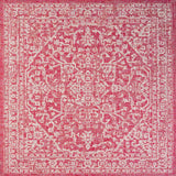 Malta Bohemian Medallion Textured Weave Indoor/outdoor Square Rug