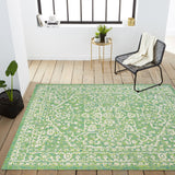 Malta Bohemian Medallion Textured Weave Indoor/outdoor Area Rug