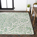 Estrella Bohemian Medallion Textured Weave Indoor/outdoor Area Rug
