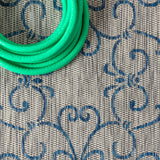 Charleston Vintage Filigree Textured Weave Indoor/outdoor Area Rug