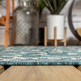 Charleston Vintage Filigree Textured Weave Indoor/outdoor Area Rug