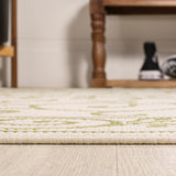 Charleston Vintage Filigree Textured Weave Indoor/outdoor Runner Rug