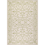 Charleston Vintage Filigree Textured Weave Indoor/outdoor Area Rug