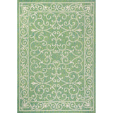 Charleston Vintage Filigree Textured Weave Indoor/outdoor Area Rug