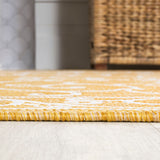 Charleston Vintage Filigree Textured Weave Indoor/outdoor Area Rug