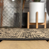 Madrid Vintage Filigree Textured Weave Indoor/outdoor Square Rug