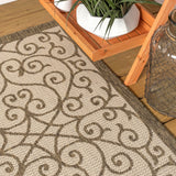 Madrid Vintage Filigree Textured Weave Indoor/outdoor Area Rug
