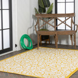Madrid Vintage Filigree Textured Weave Indoor/outdoor Area Rug