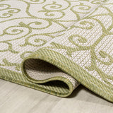 Madrid Vintage Filigree Textured Weave Indoor/outdoor Area Rug