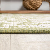 Madrid Vintage Filigree Textured Weave Indoor/outdoor Area Rug