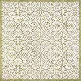 Madrid Vintage Filigree Textured Weave Indoor/outdoor Square Rug