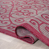 Madrid Vintage Filigree Textured Weave Indoor/outdoor Area Rug