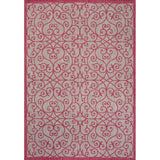 Madrid Vintage Filigree Textured Weave Indoor/outdoor Area Rug